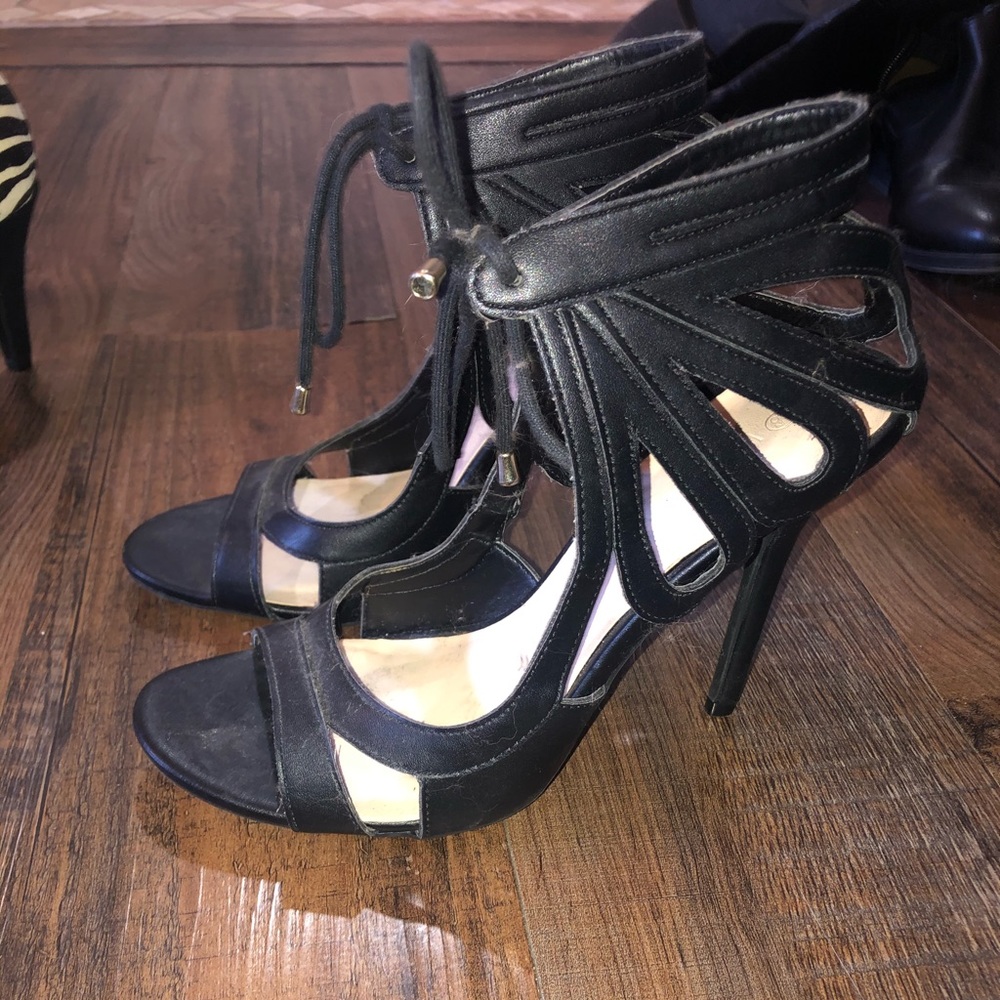 Black heels
